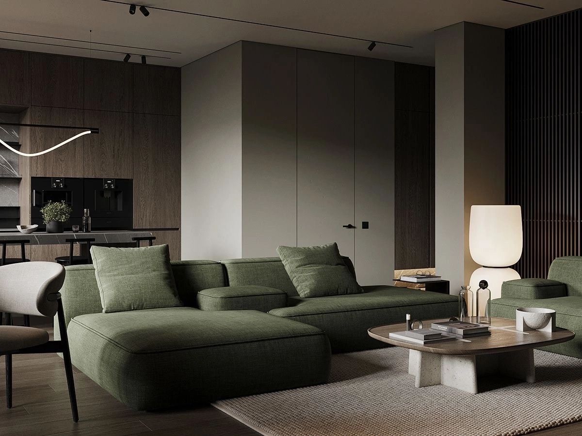 Диван в гостиной