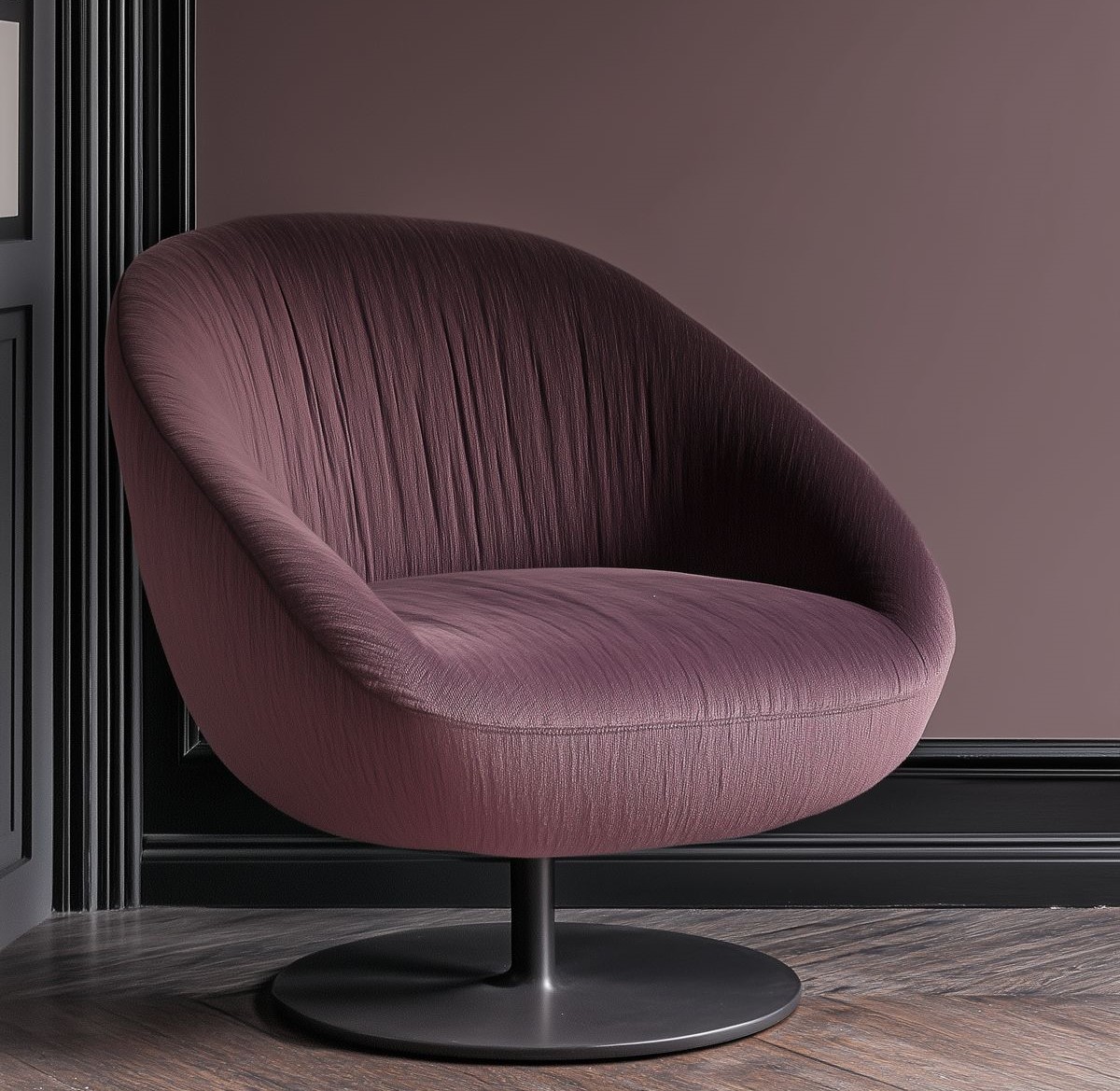 Фиолетовое кресло