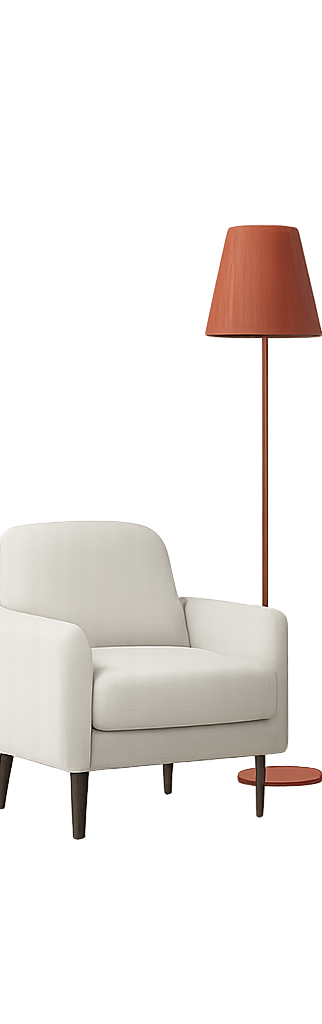 Кресло и торшер